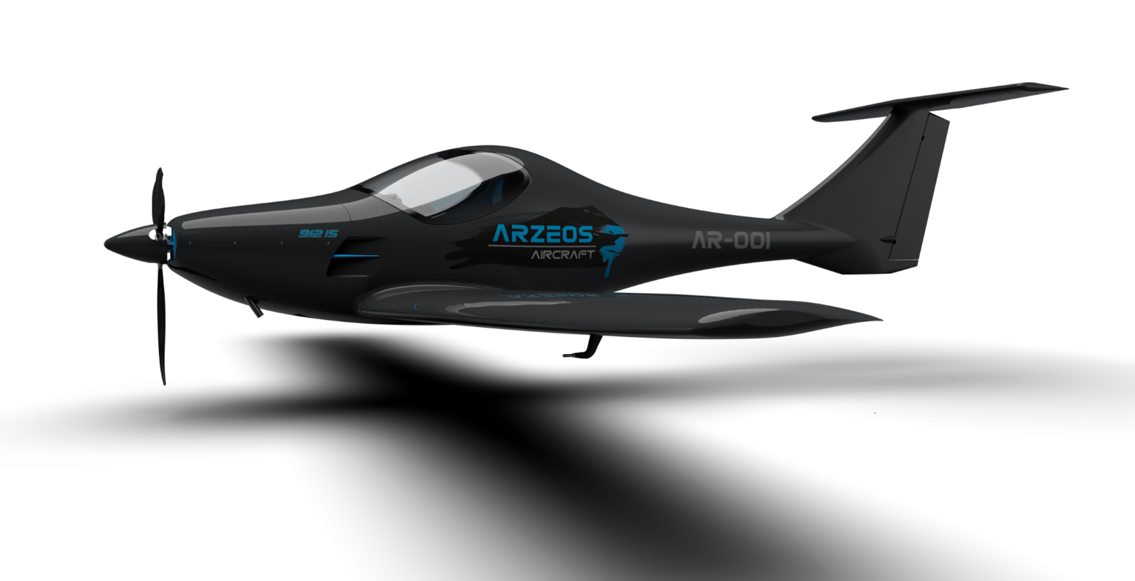 arzeos aircraft blue